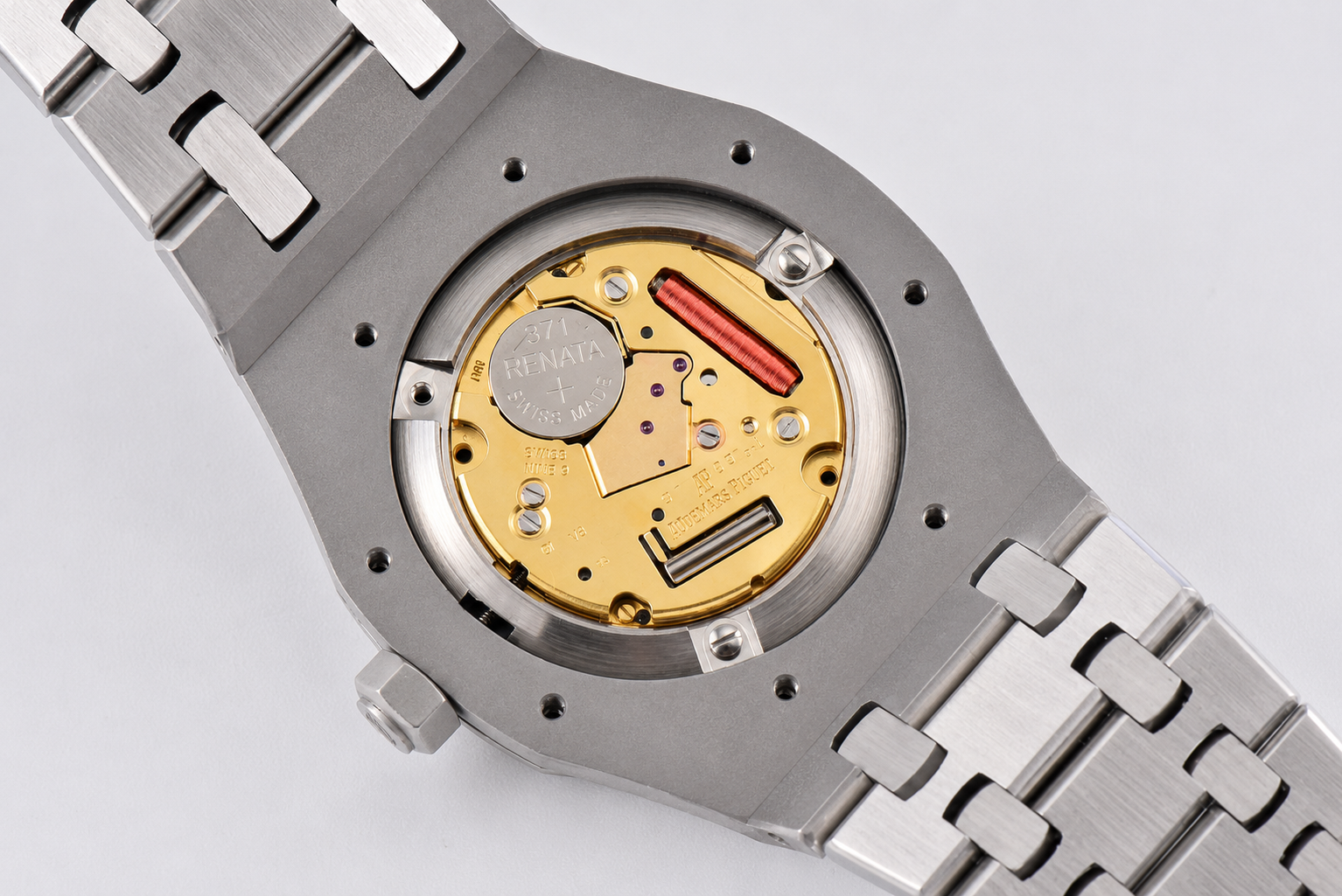 Lady Royal Oak 33mm SS/RG 8F 1:1 Best Edition White Dial on SS/RG Bracelet Swiss Quartz - Image 8