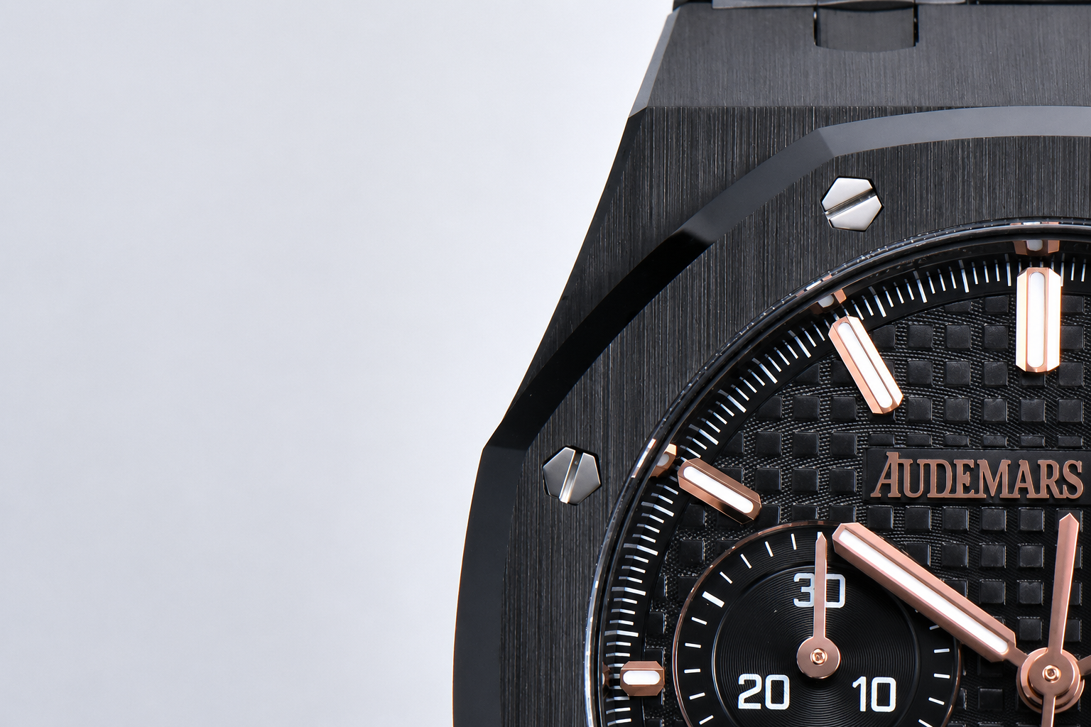 Royal Oak Chrono 26240 Black Ceramic APSF 1:1 Best Edition on Ceramic Bracelet SA4401 - Image 4