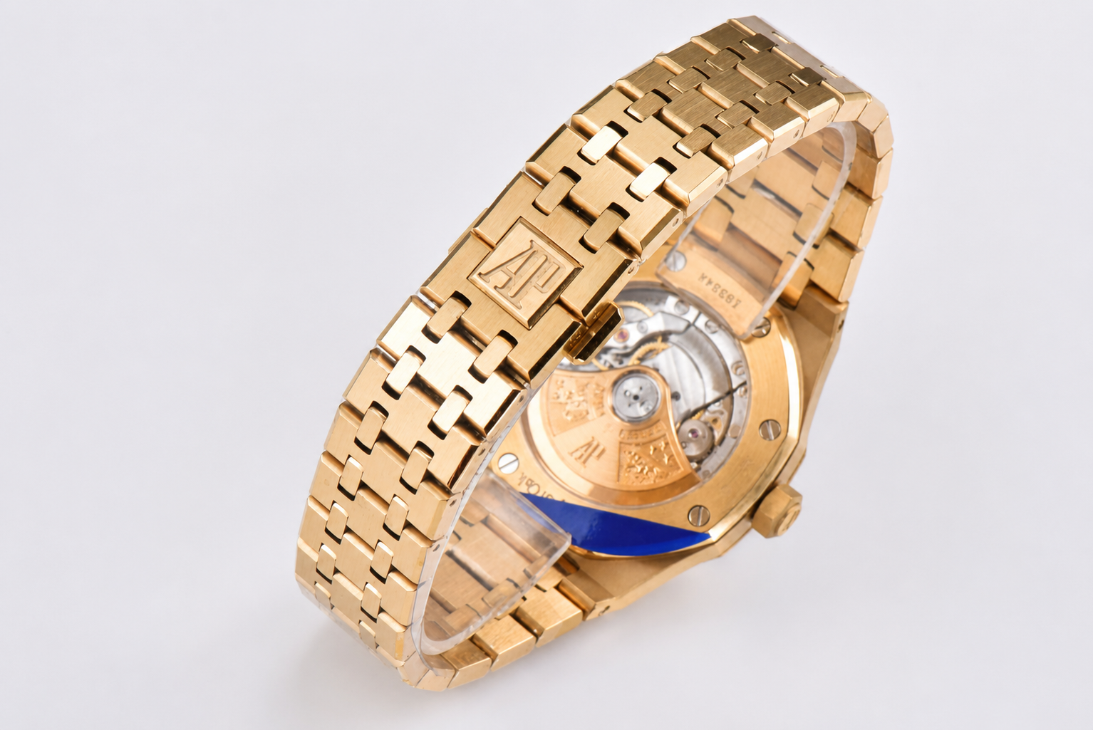 Royal Oak 37mm 15450 YG IPF Best Edition White Dial on YG Bracelet A3120 - Image 5
