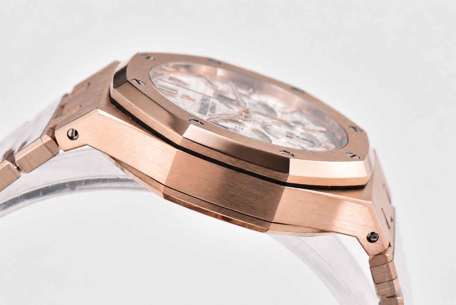 Royal Oak Chrono 26315 RG APSF 1:1 Best Edition White Dial on RG Bracelet A2385 - Image 9
