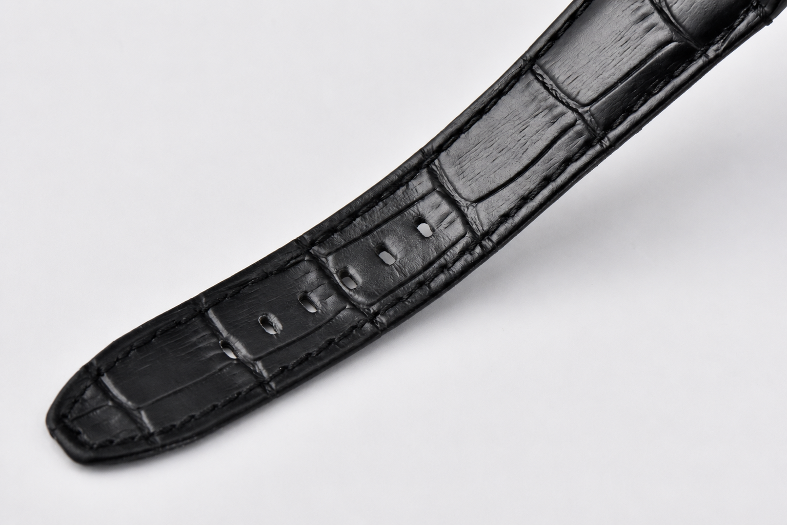 Code 11.59 Chrono 26393 SS APSF 1:1 Best Edition Black Dial on Black Leather Strap SA4401 - Image 9