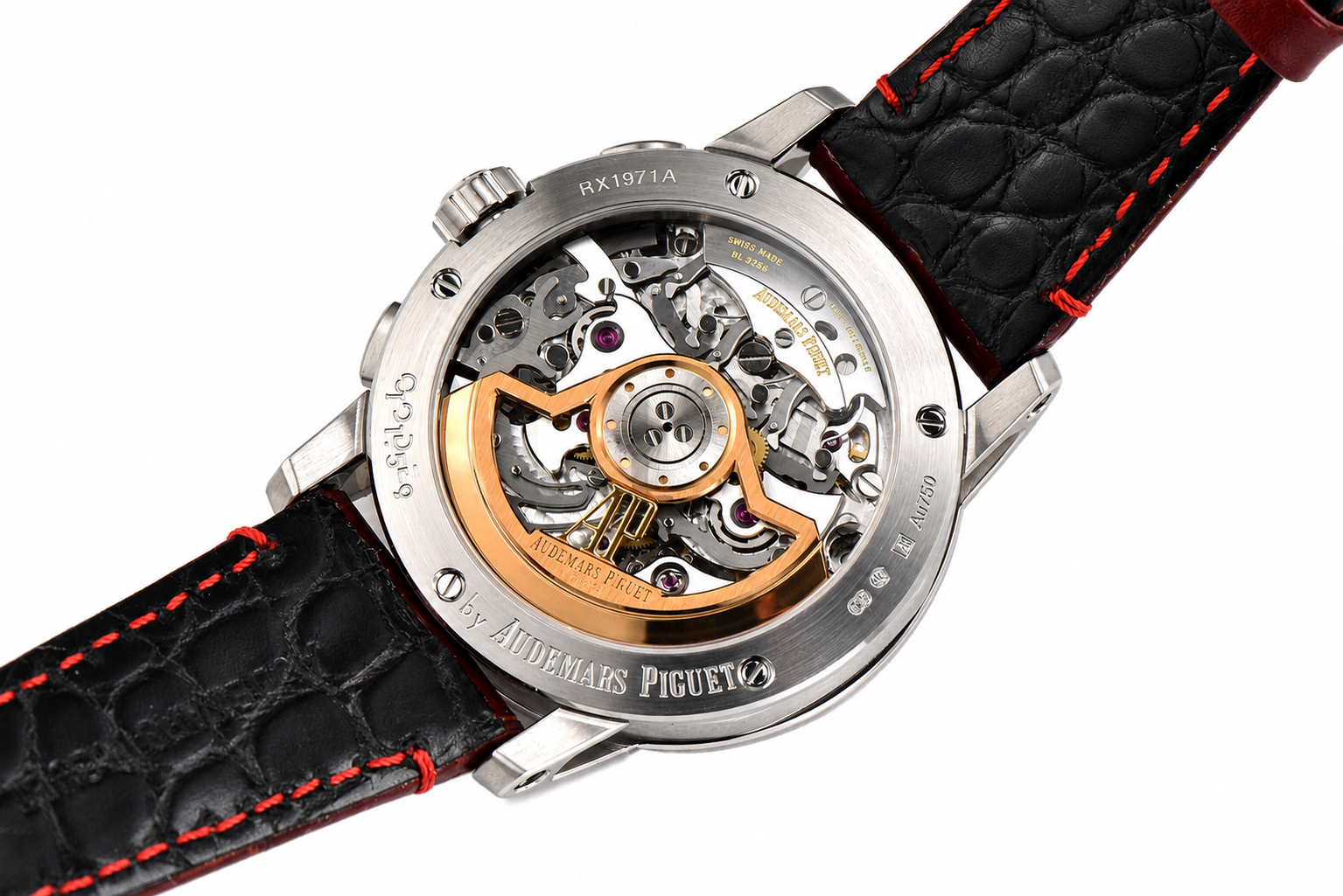 Code 11.59 Chrono 26393 SS APSF 1:1 Best Edition Gradient Red Dial on Red Leather Strap SA4401 - Image 7