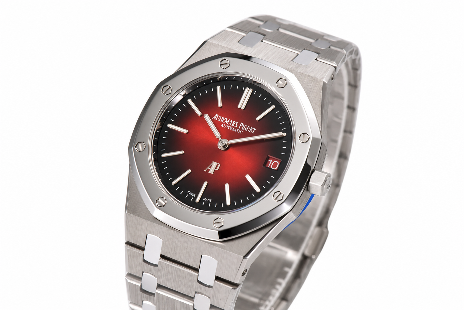 Royal Oak 39mm Titanium 16202 ZF 1:1 Best Edition Red Dial on Bracelet A7121