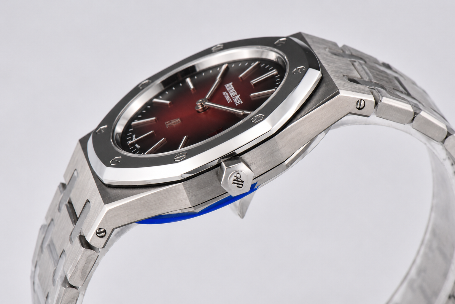 Royal Oak 39mm Titanium 16202 ZF 1:1 Best Edition Red Dial on Bracelet A7121 - Image 2