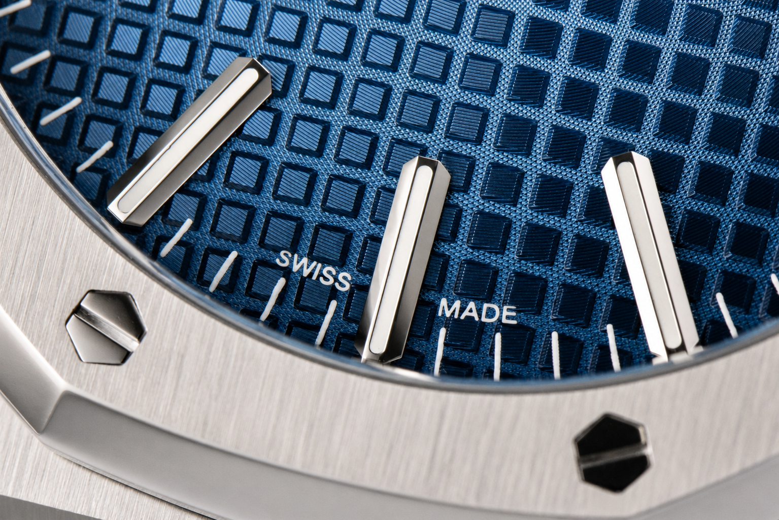 Royal Oak 41mm 15510 SS ZF 1:1 Best Edition Ice Blue Textured Dial on SS Bracelet SA4302 - Image 7