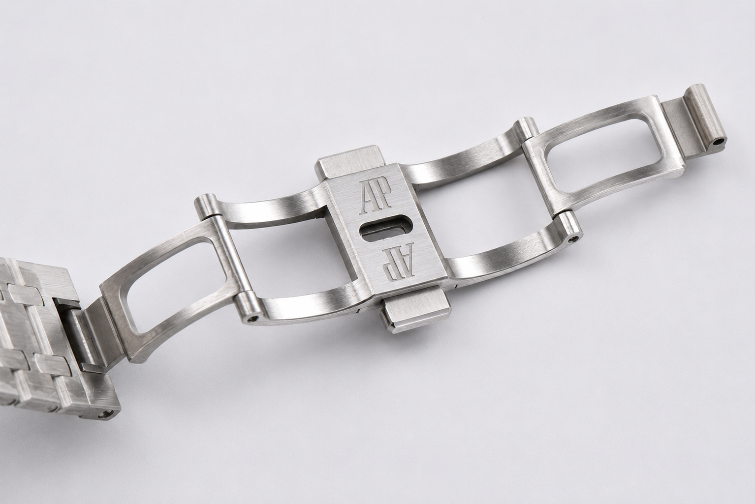 Royal Oak 41mm 15510 SS ZF 1:1 Best Edition Ice Blue Textured Dial on SS Bracelet SA4302 - Image 3