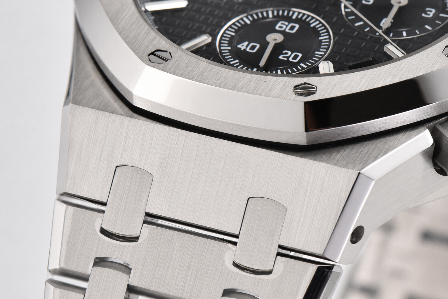Royal Oak Chrono 26240 SS ZF 1:1 Best Edition Black Dial on SS Bracelet SA4401 - Image 5