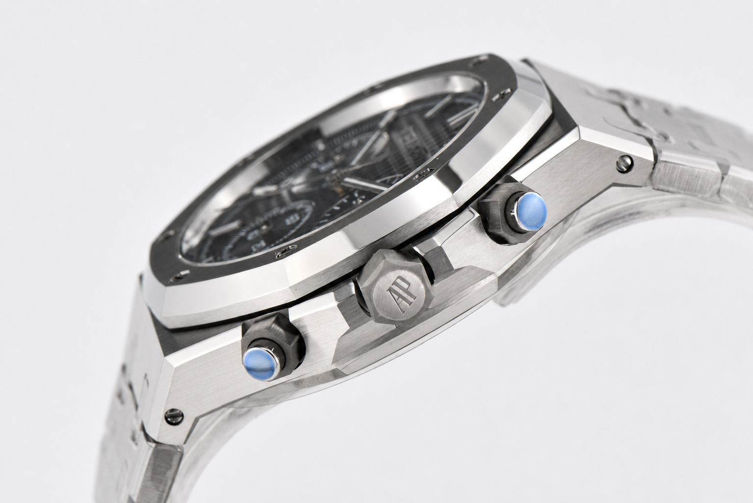 Royal Oak Chrono 26240 SS ZF 1:1 Best Edition Black Dial on SS Bracelet SA4401 - Image 3
