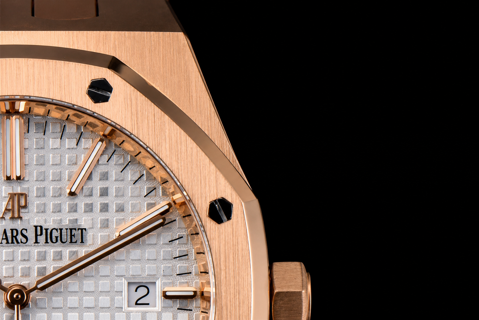 Royal Oak 41mm 15400 RG APSF 1:1 Best Edition Silver Dial on Brown Leather Strap SA3120 V4(Tungsten Heavy Version) - Image 5