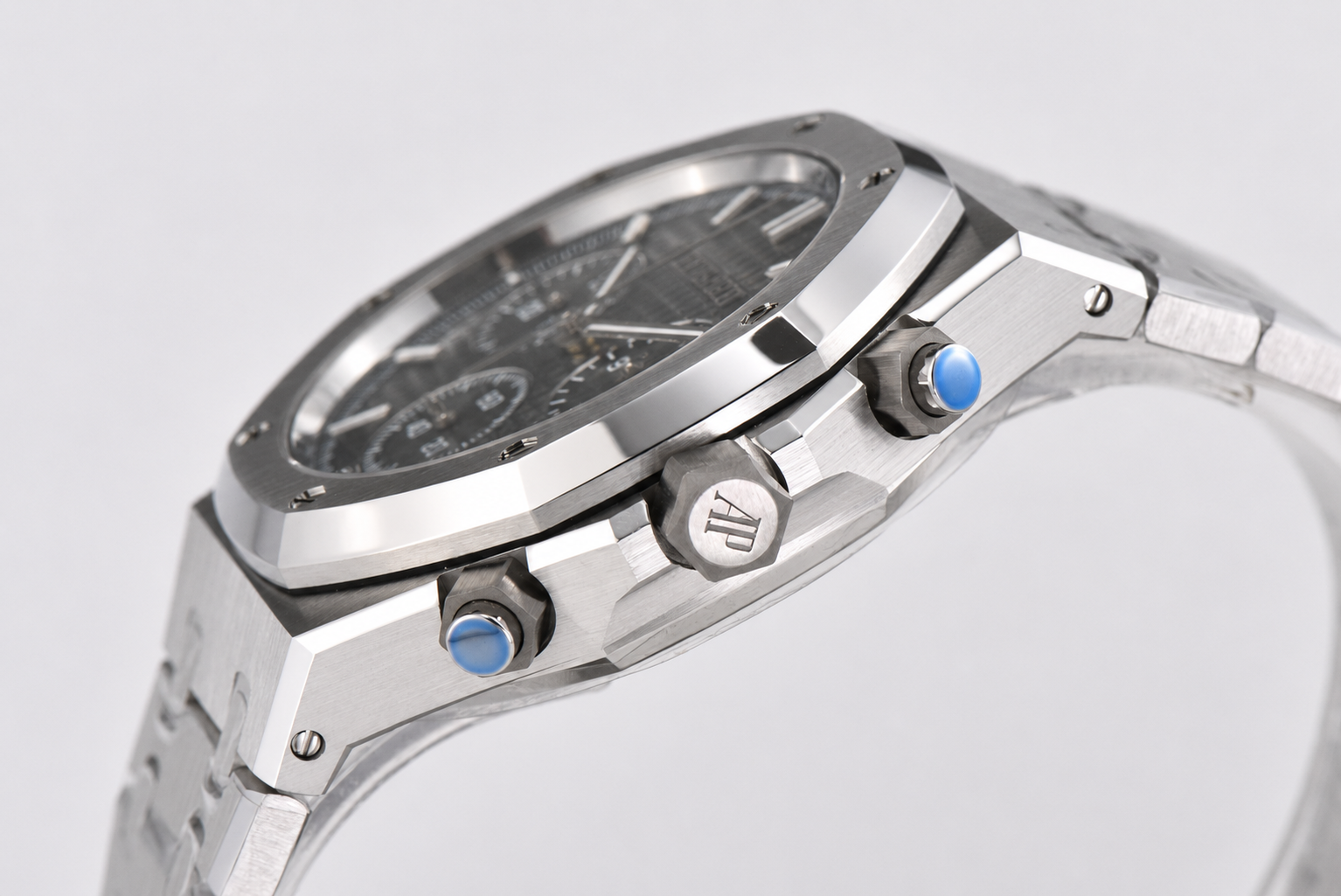 Royal Oak Chrono 26240 SS ZF 1:1 Best Edition Green Dial on SS Bracelet SA4401 - Image 3