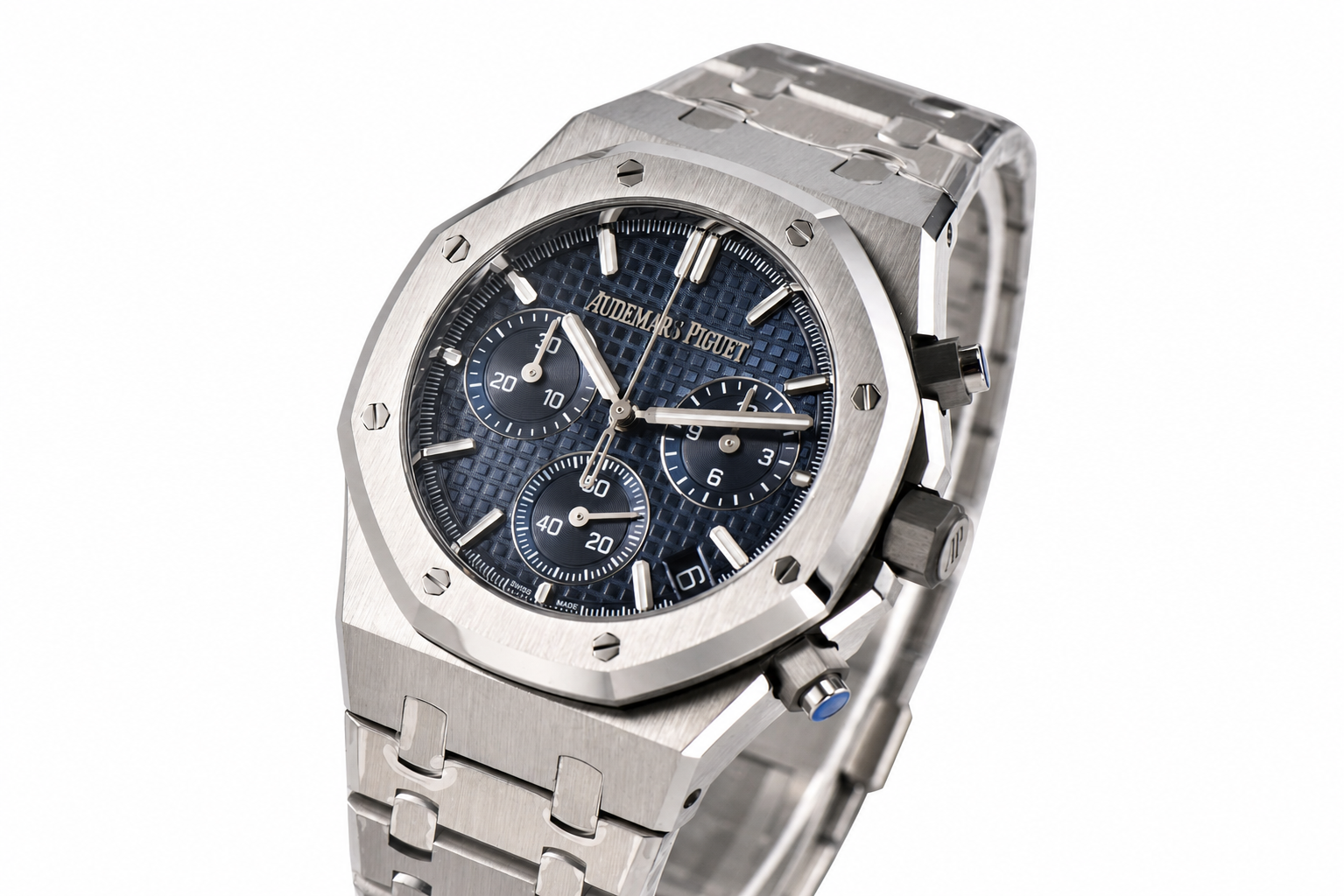 Royal Oak Chrono 26240 SS ZF 1:1 Best Edition Blue Dial on SS Bracelet SA4401