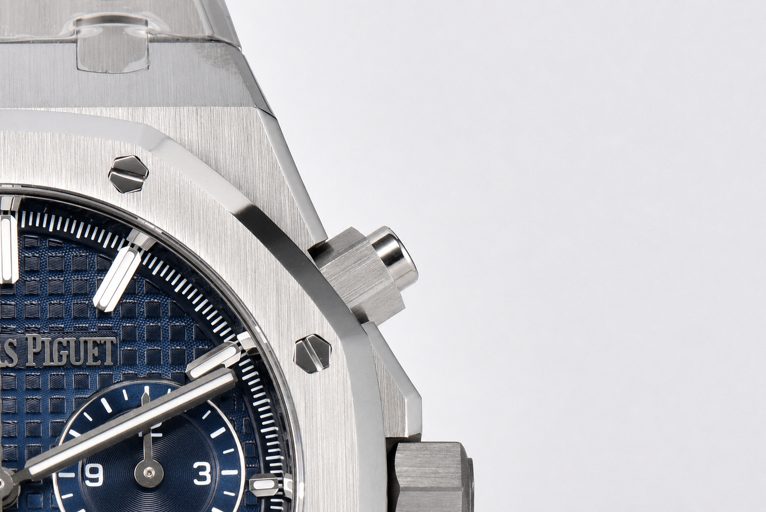 Royal Oak Chrono 26240 SS ZF 1:1 Best Edition Blue Dial on SS Bracelet SA4401 - Image 4