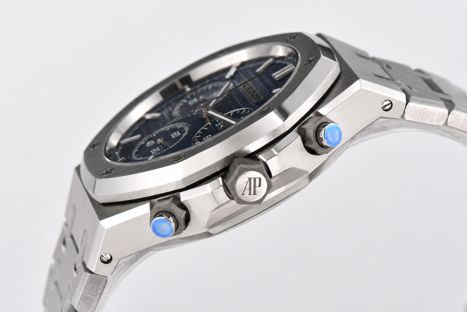 Royal Oak Chrono 26240 SS ZF 1:1 Best Edition Blue Dial on SS Bracelet SA4401 - Image 3