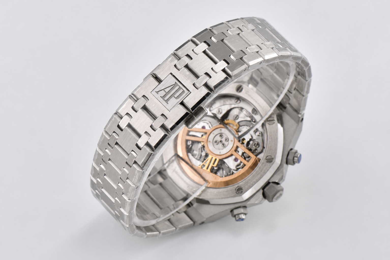 Royal Oak Chrono 26240 SS ZF 1:1 Best Edition Blue Dial on SS Bracelet SA4401 - Image 7
