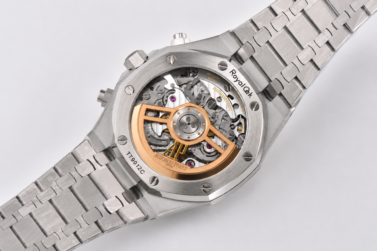 Royal Oak Chrono 26240 SS ZF 1:1 Best Edition Blue Dial on SS Bracelet SA4401 - Image 8