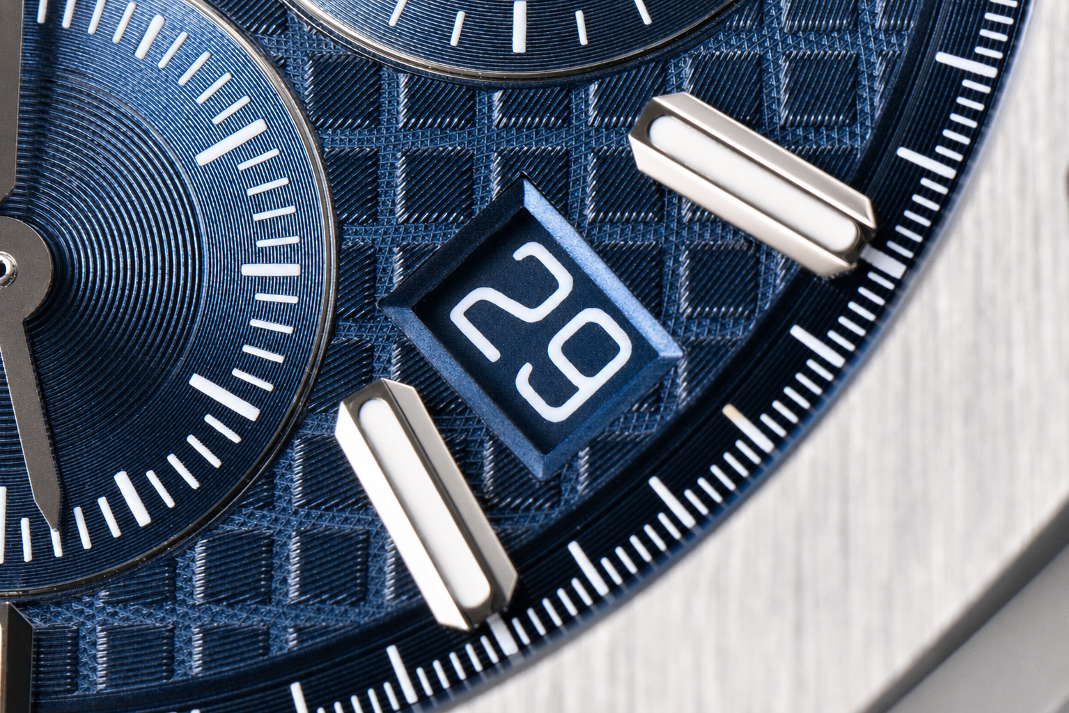 Royal Oak Chrono 26715 SS APSF 1:1 Best Edition Blue Dial SS Bracelet A2685 - Image 5
