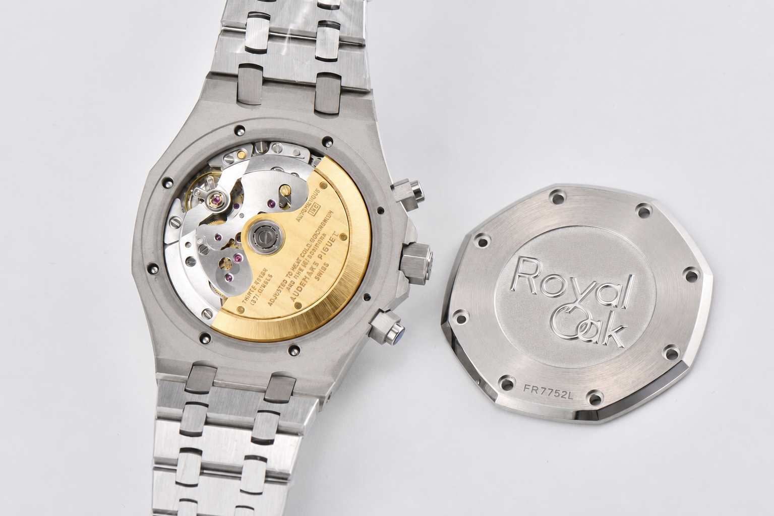Royal Oak Chrono 26715 SS APSF 1:1 Best Edition Blue Dial SS Bracelet A2685 - Image 9
