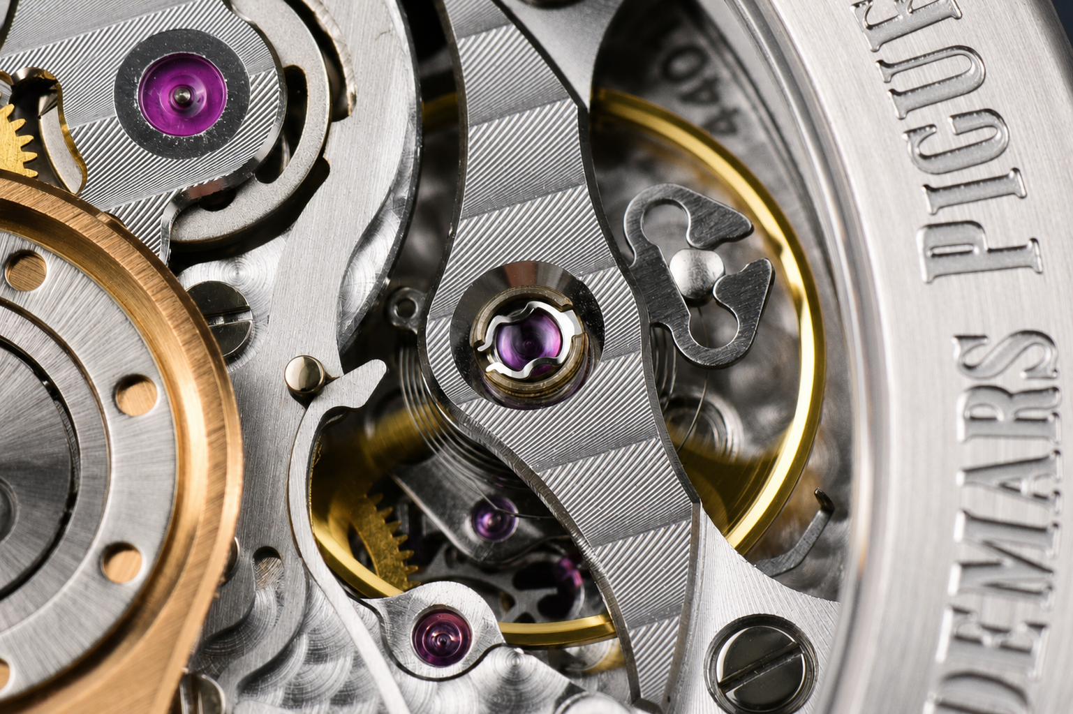 Code 11.59 Chrono 26393 SS APSF 1:1 Best Edition Gradient Gray Dial on Black Leather Strap SA4401 - Image 4