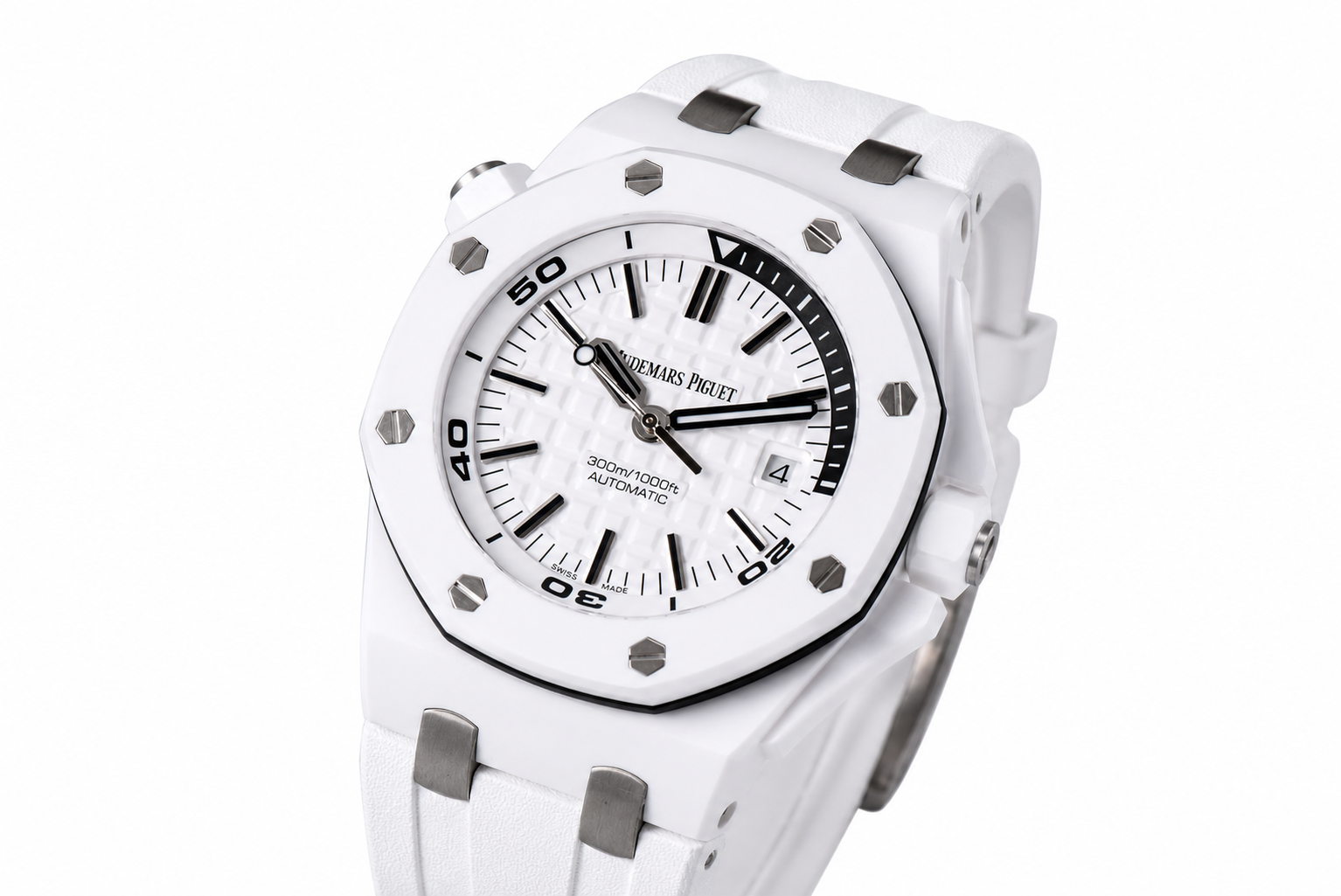 Royal Oak Offshore Diver 15707 White Ceramic ZF 1:1 Best Edition SA3120