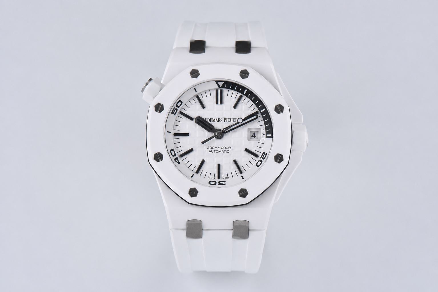 Royal Oak Offshore Diver 15707 White Ceramic ZF 1:1 Best Edition SA3120 - Image 2