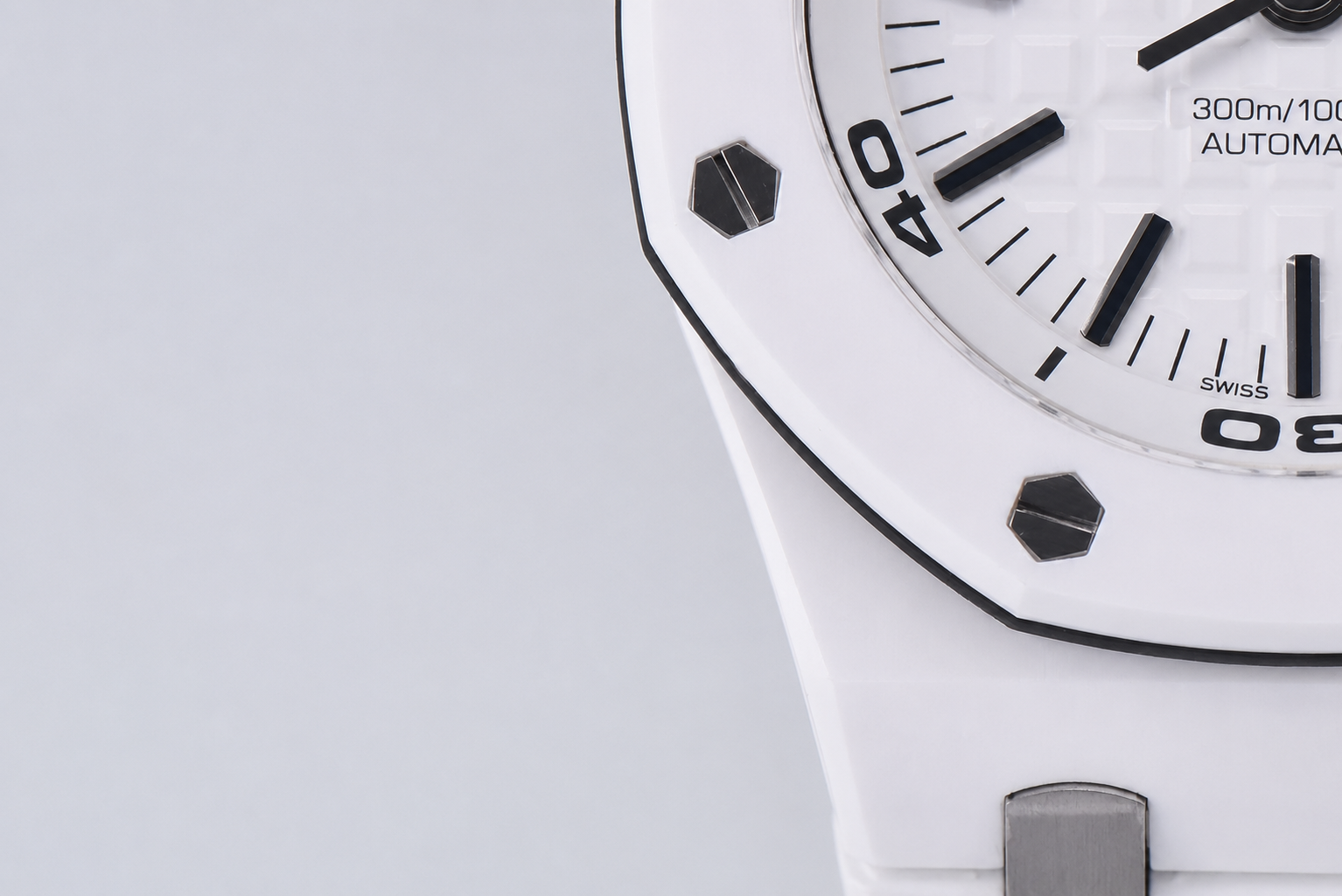Royal Oak Offshore Diver 15707 White Ceramic ZF 1:1 Best Edition SA3120 - Image 5