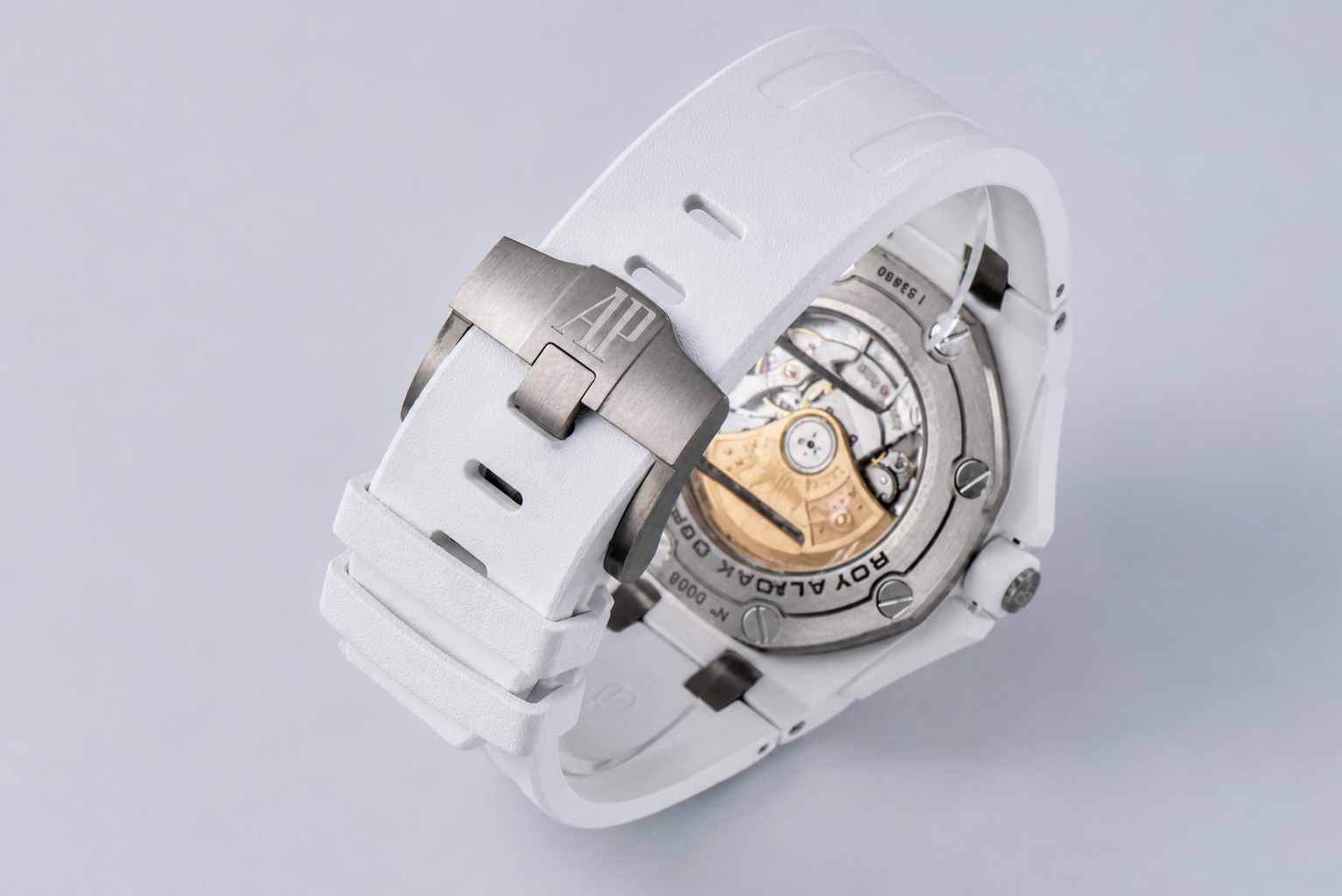 Royal Oak Offshore Diver 15707 White Ceramic ZF 1:1 Best Edition SA3120 - Image 7