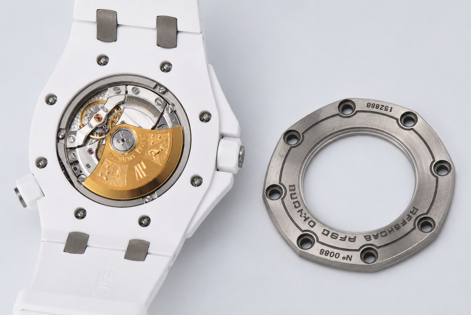 Royal Oak Offshore Diver 15707 White Ceramic ZF 1:1 Best Edition SA3120 - Image 8