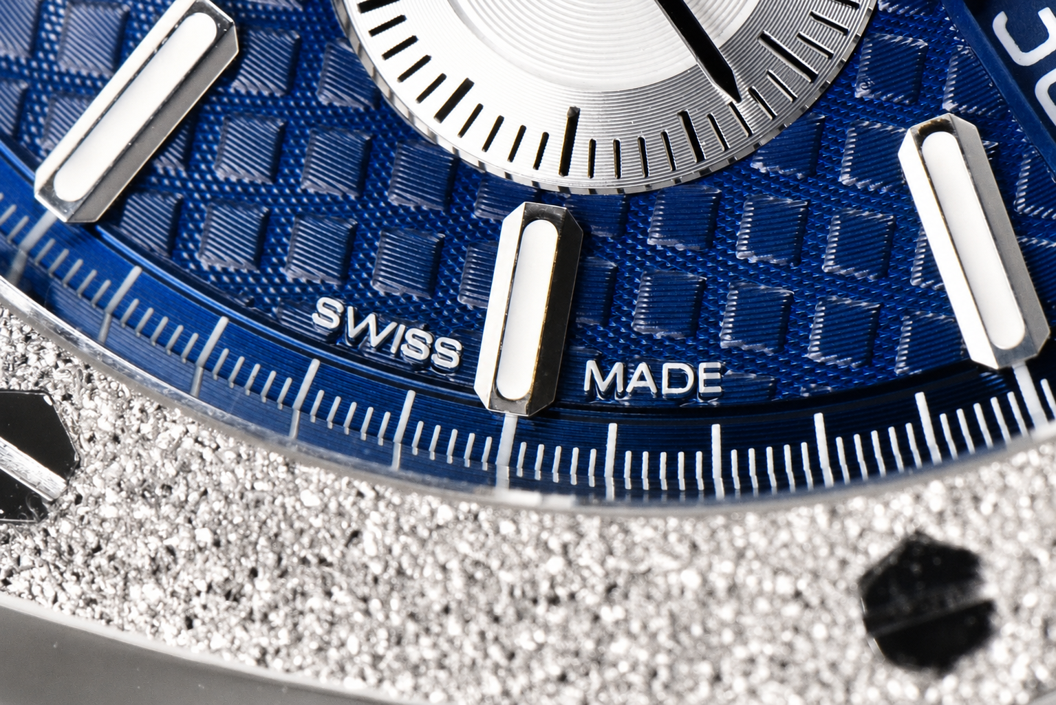 Royal Oak Chrono 26331 Frosted SS APSF 1:1 Best Edition Blue/White Dial on Bracelet A2385 - Image 4