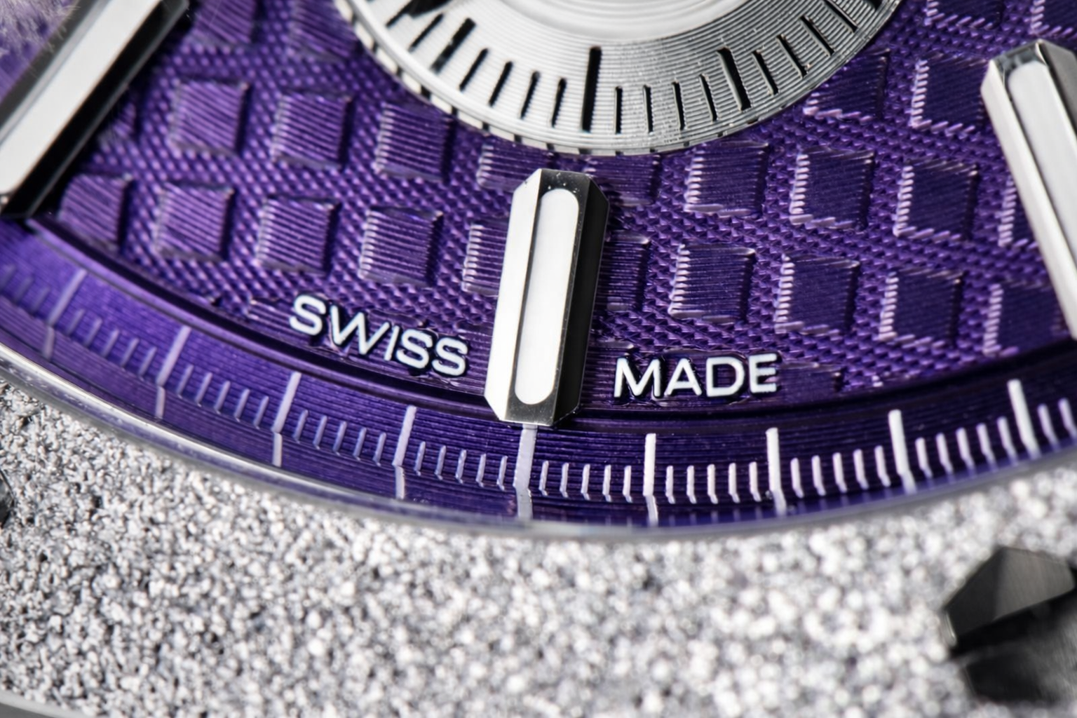Royal Oak Chrono 26331 Frosted SS APSF 1:1 Best Edition Purple/White Dial on Bracelet A2385 - Image 5