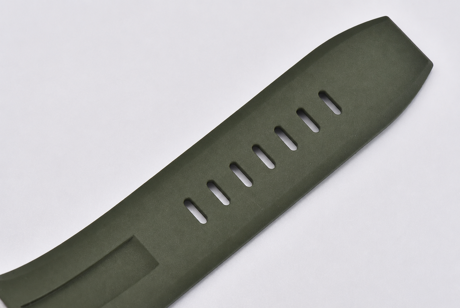 Royal Oak Offshore Diver 15720 SS APF 1:1 Best Edition Green Dial on Green Rubber Strap A4308 - Image 9