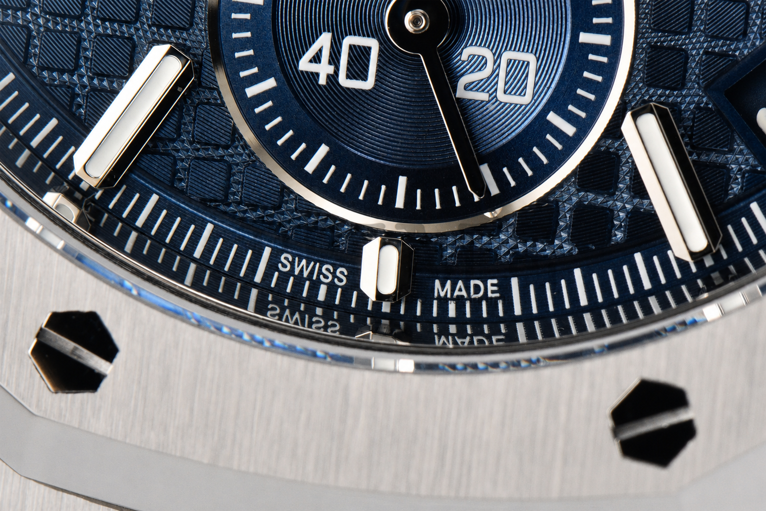 Royal Oak Chrono 26240 SS DDF 1:1 Best Edition Blue Dial on SS Bracelet DD4401 - Image 4