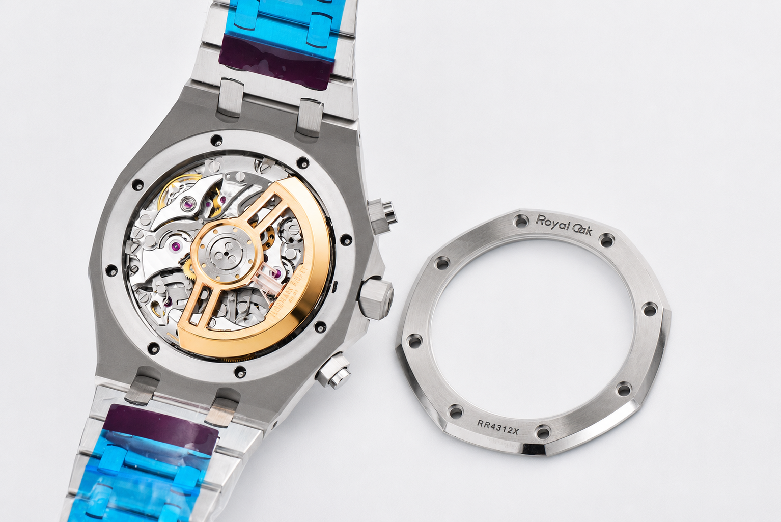 Royal Oak Chrono 26240 SS DDF 1:1 Best Edition Blue Dial on SS Bracelet DD4401 - Image 8