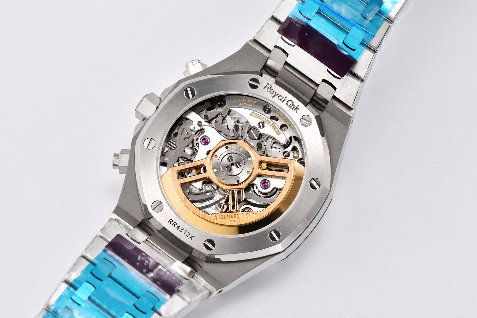 Royal Oak Chrono 26240 SS DDF 1:1 Best Edition Black Dial on SS Bracelet DD4401 - Image 8