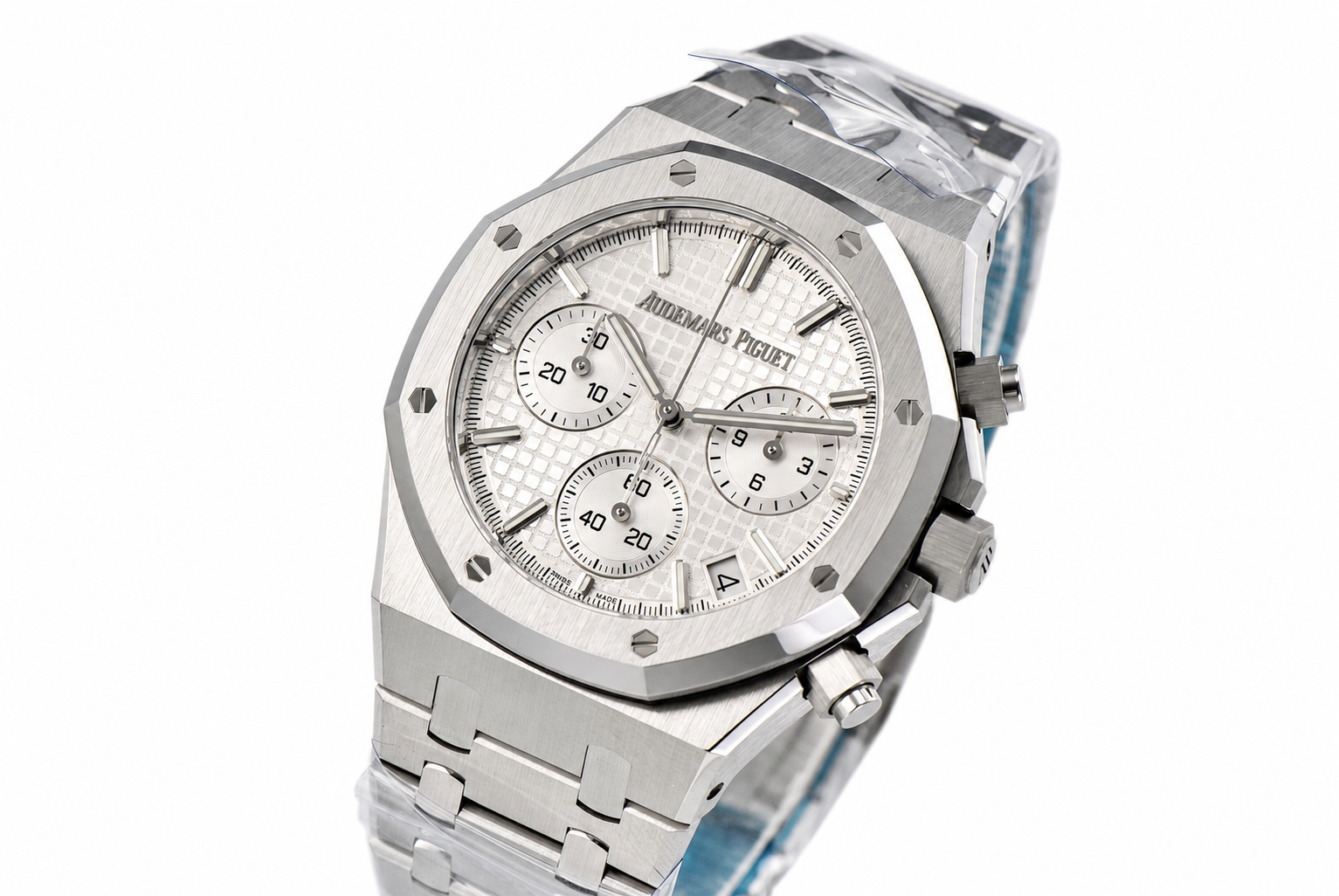 Royal Oak Chrono 26240 SS DDF 1:1 Best Edition Silver Dial on SS Bracelet DD4401