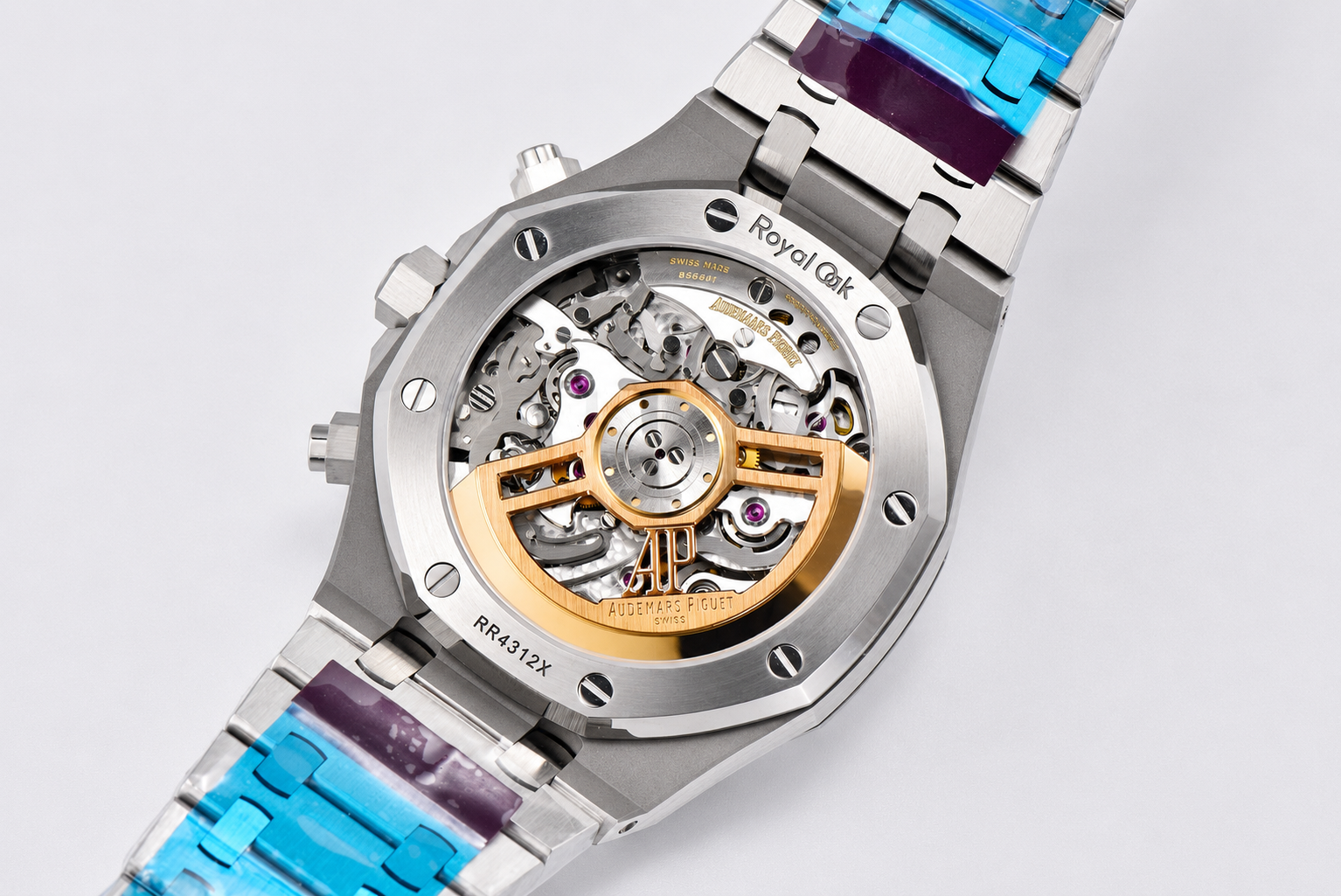Royal Oak Chrono 26240 SS DDF 1:1 Best Edition Green Dial on SS Bracelet DD4401 - Image 7