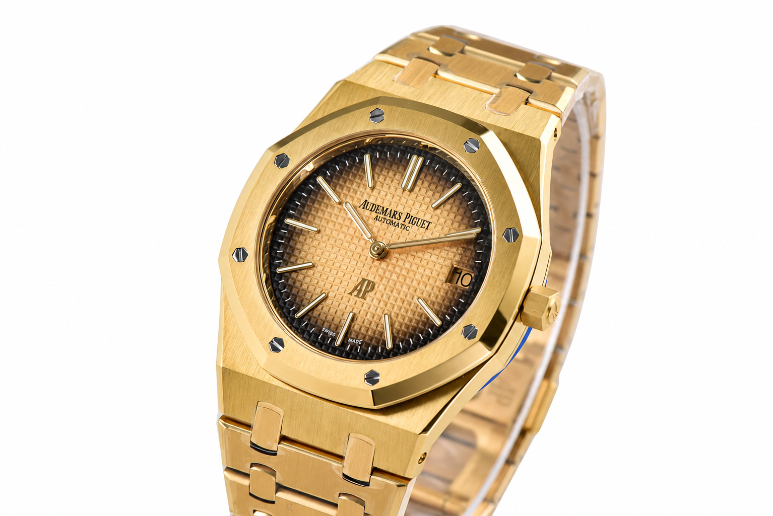 Royal Oak 39mm 16202 YG ZF 1:1 Best Edition YG Smoked Dial on YG Bracelet A7121